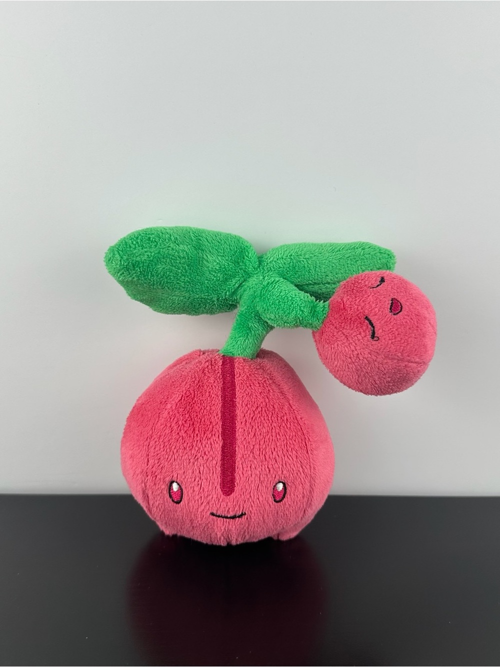 Pokémon Center Cherubi Cherry 7” Pokemon Pink Green Cherries Plush